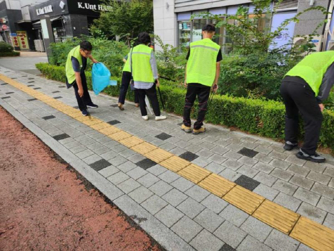 공공근로사업 (동 환경정비 및 방역사업 자료사진)