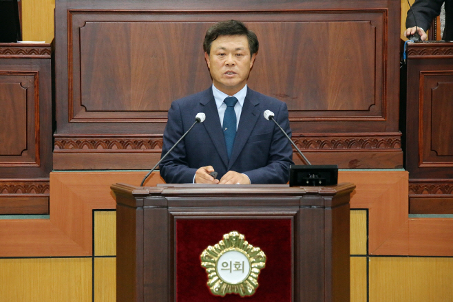 이학수 정읍시장 시정 연설
