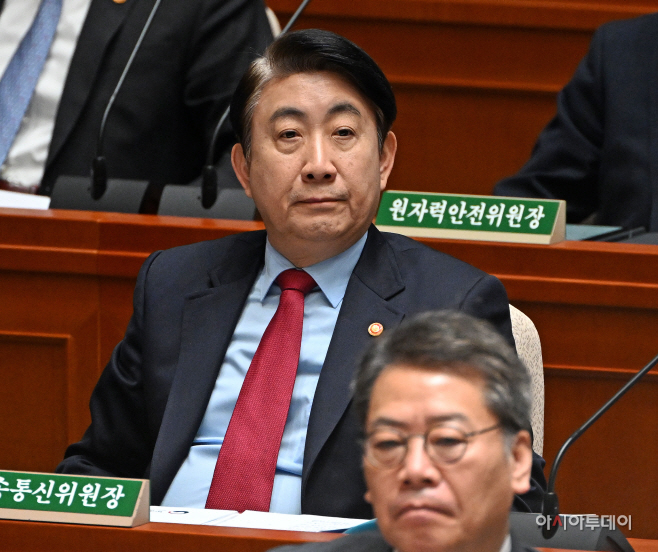 [포토] 예결위 전체회의 출석한 이동관 방통위원장
