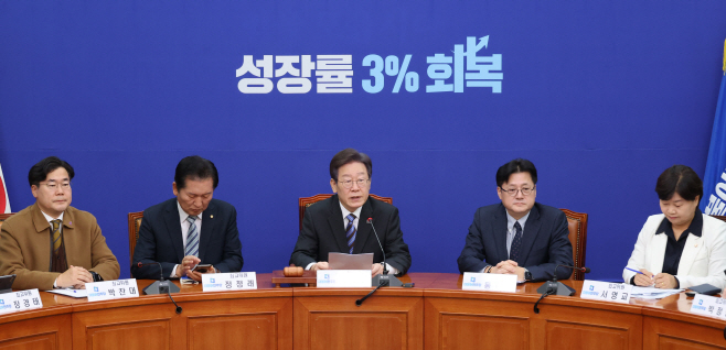 발언하는 이재명 대표
