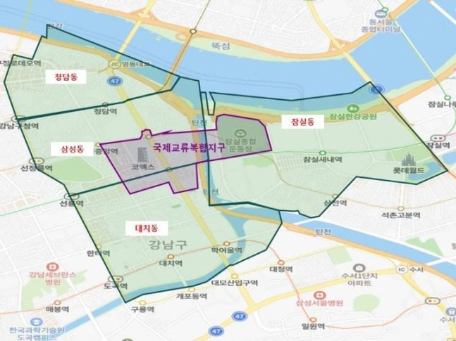 토지거래허가구역 현황도