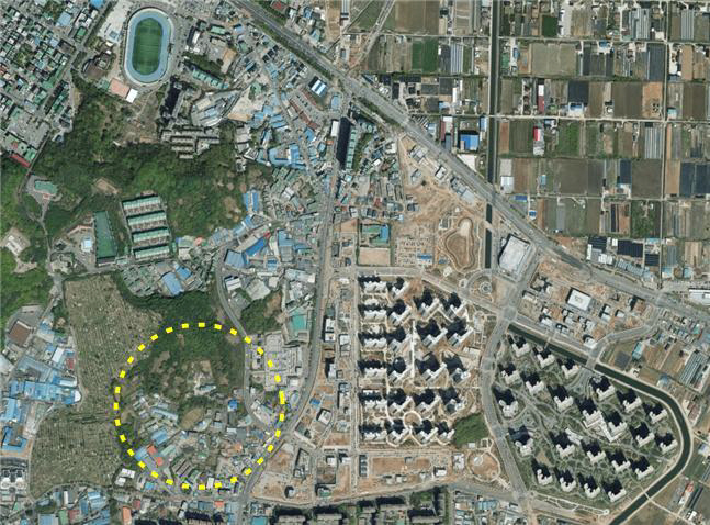 1 풍무동 산 107-1번지 위치도