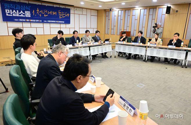 [포토] 원칙과 상식 '청년에게 듣는다' 토론회