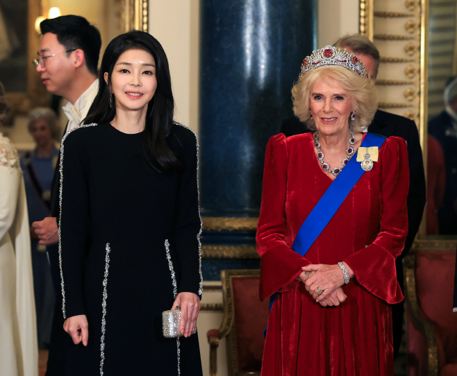 김건희 여사와 커밀라 왕비