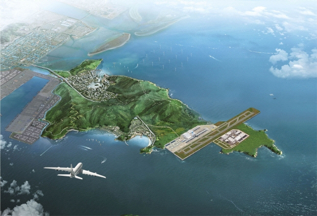 가덕도신공항 조감도
