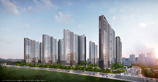 경기 지제역 반도체밸리 쌍용 더 플래티넘 투시도