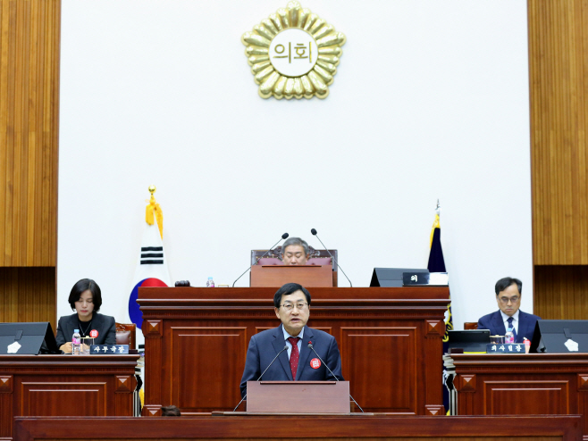 주낙영 경주시장이 29일 개최된 제279회 경주시의회 제2차 정례
