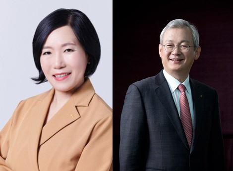 박정림 KB증권 대표이사와 정영채 NH투자 대표이사