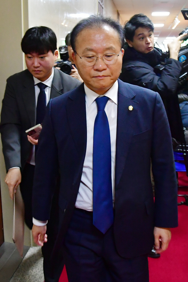 국회의장실 나서는 윤재옥 원내대표