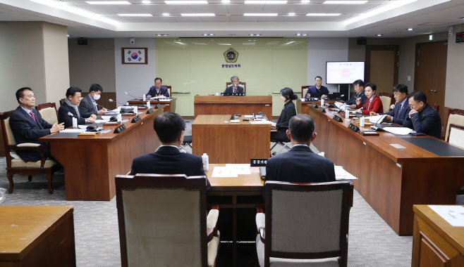 충남도의회 국방특위, 활동 결과보고서 채택