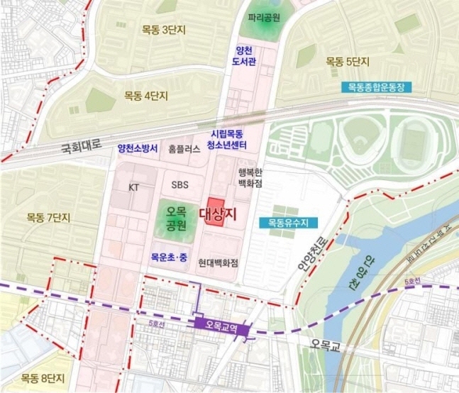 목동 CBS 위치도