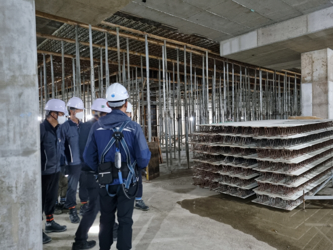 청렴시만감사관 합동 건설현장 안전점검 실시 현장