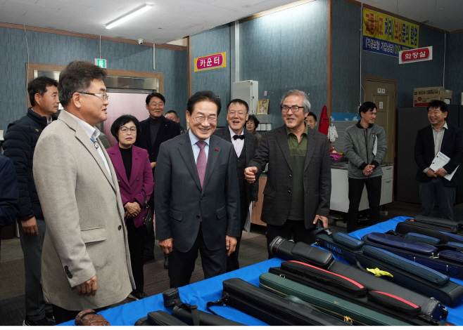 1 [사진] 영천시, 연말 체육대회 개최 잇따라(당구대회)