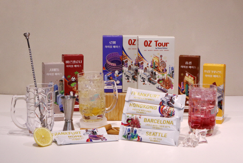 아시아나 취항지 테마 하이볼 제품 사진