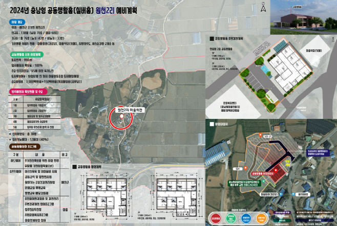 예산군, 2024년 충남형 공동생활홈(실버홈) 조성사업 2개마을