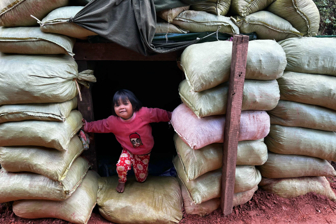 MYANMAR-CHINA-COUP-CONFLICT <YONHAP NO-3204> (AFP)