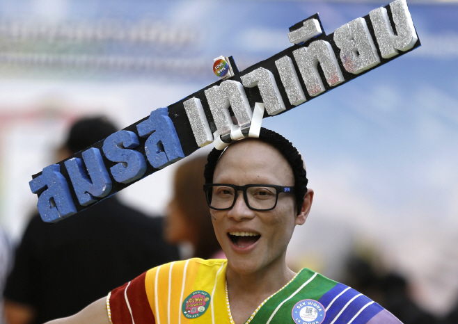 THAILAND LGBTQ PROTEST <YONHAP NO-3822> (EPA)
