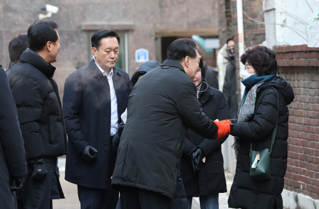 도심 주택공급 현장방문한 윤석열 대통령