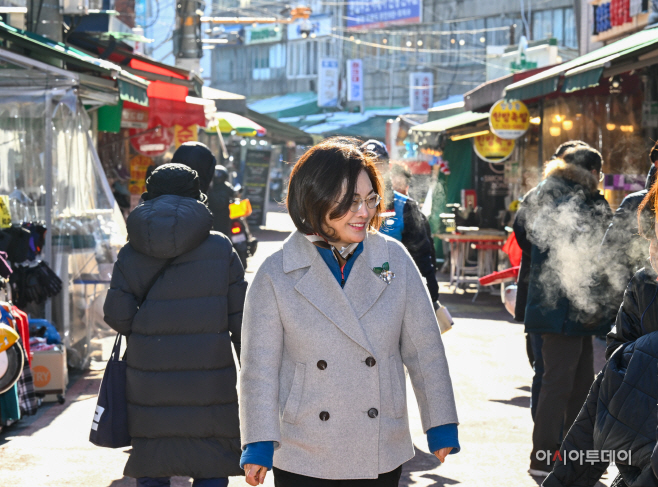 박희영 구청장 용문시장1