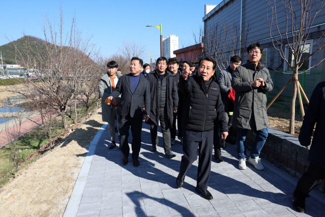 회야강 산책로 현장행정1