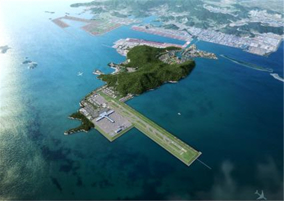 부산 가덕도 신공항 조감도