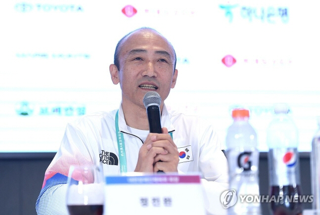 정진완 대한장애인체육회장. 연합뉴스