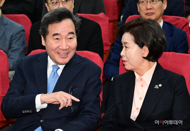 [포토] 대화하는 이낙연·양향자