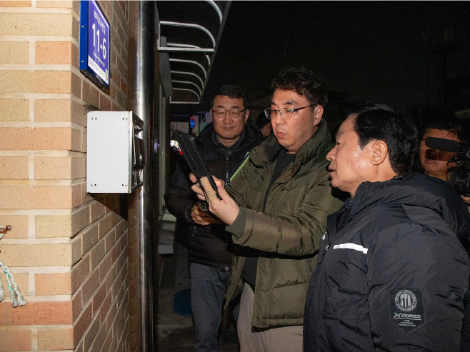 주광덕 시장의 현장 행보