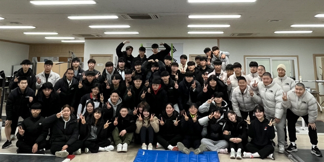 신성대학교, 한·일 역도 유망주 합동훈련