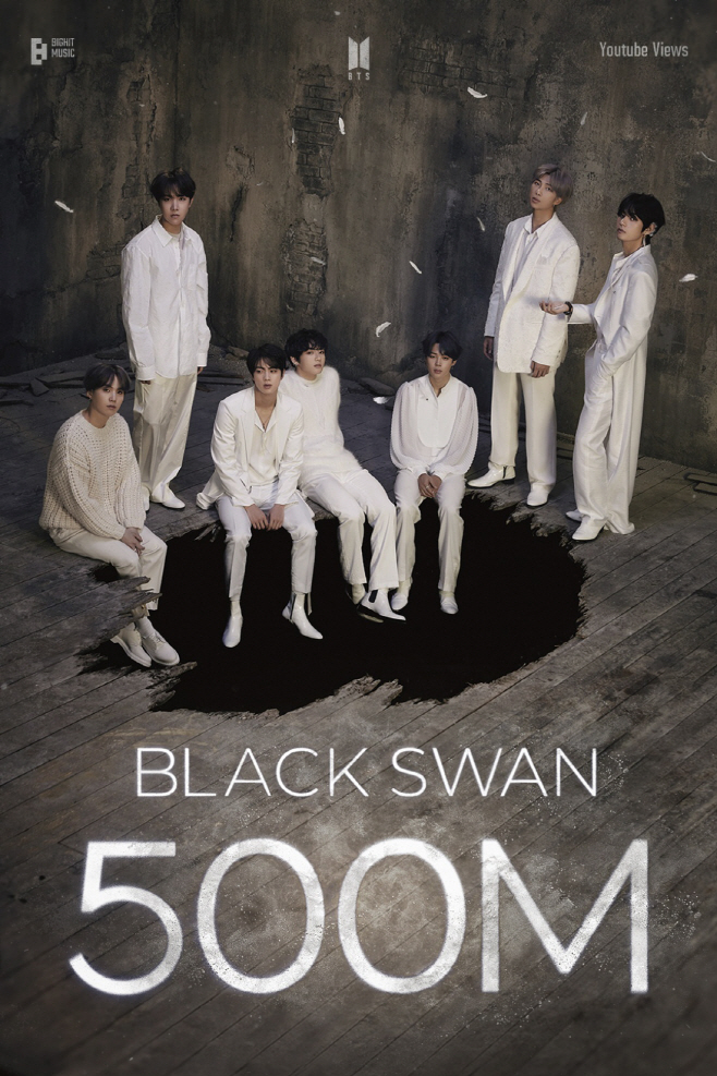 방탄소년단_Black Swan 뮤직비디오 5억뷰