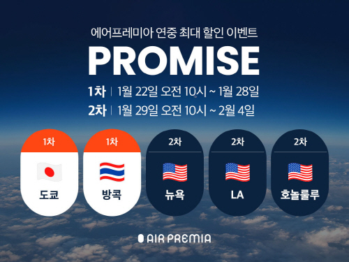 에어프레미아, 프로미스 사전예고