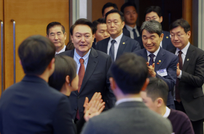 윤석열 대통령, 교육계 신년교례회 참석