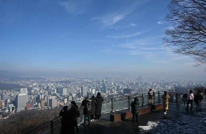 [포토] 눈·비 온 뒤 맑음
