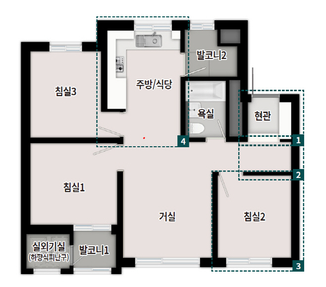 경기 부천 '송내역 푸르지오 센트비엔'