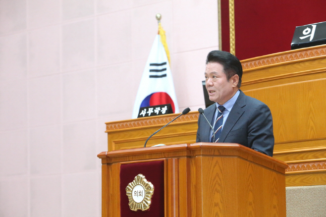 최대호 안양시장 시정연설 사진