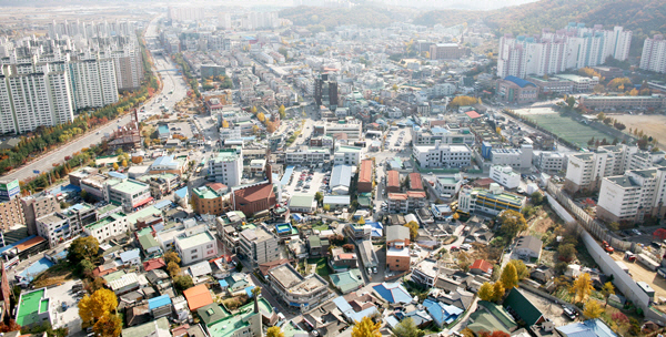 경기 김포 북변동 일대 전경