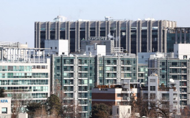 서울 광화문 일대 오피스텔 밀집지역 전경