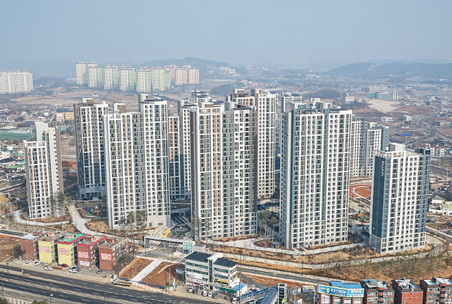 향남역 한양수자인 디에스티지 전경