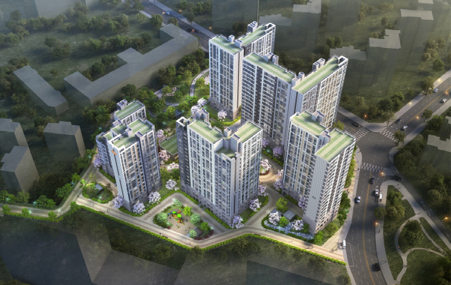 e편한세상 평촌 어반밸리 조감도