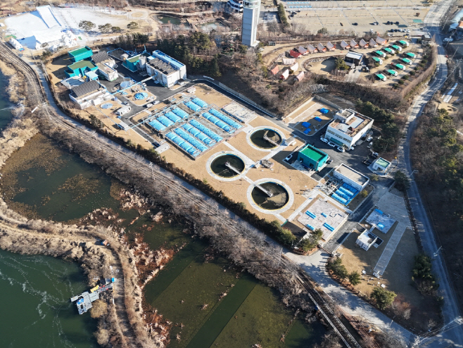 1.(사진)왕송공공하수처리시설 항공사진