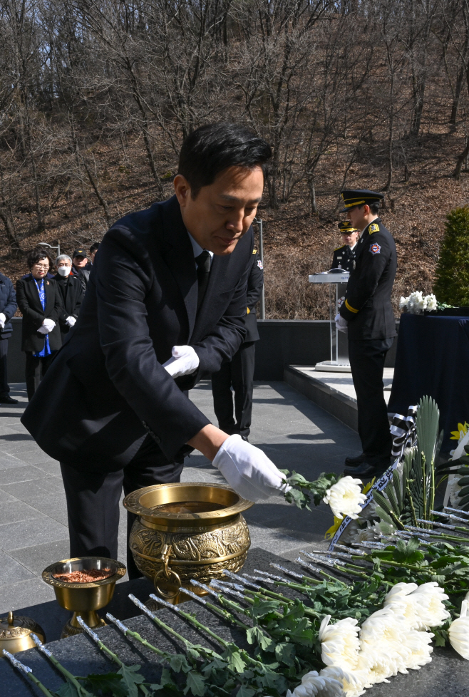 '소방영웅길' 명예도로 지정 기념식