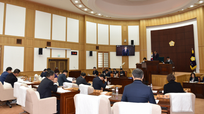 경산시의회, 제252회 임시회 제2차 본회의 사진