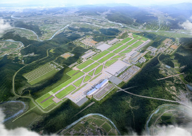 대구경북통합신공항 조감도