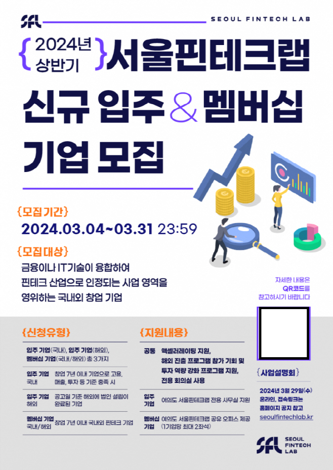 서울핀테크랩 포스터