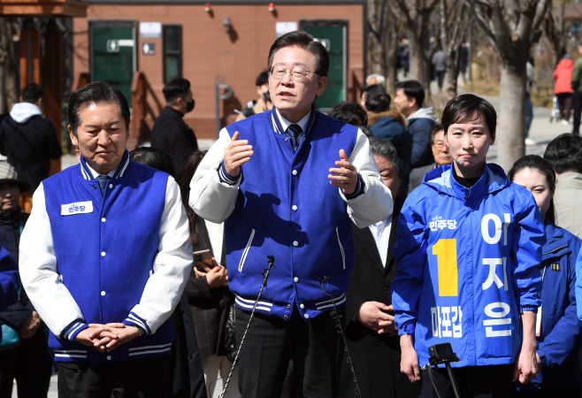 이재명, 마포구 지원