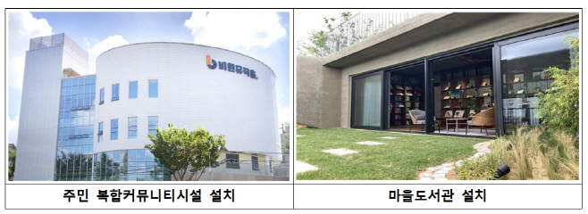 우리동네살리기 사업 예시
