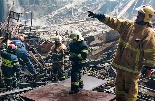 Moscow Region?s Crocus City Hall in aftermath of fire