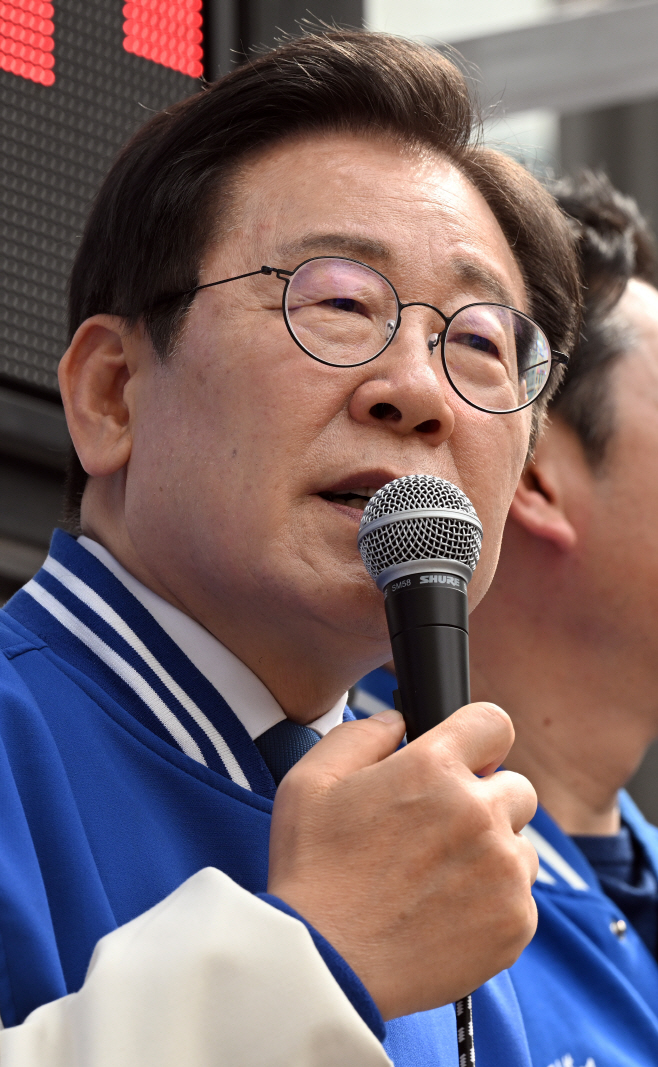 이재명, 곽상언 후보 지원유세