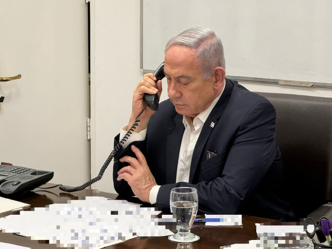 MIDEAST-ISRAELI PM-U.S. PRESIDENT-PHONE CALL