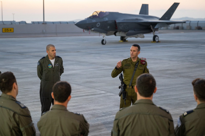 ISRAEL-NEVATIM AIR FORCE BASE-IDF-CHIEF OF STAFF-VISIT